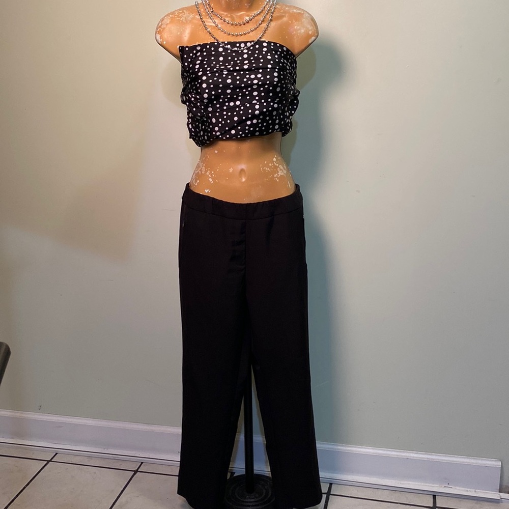 🛝⬇️Pre-loved Zac & Rachel Size 12P Black Pants (Blouse included with purchase)